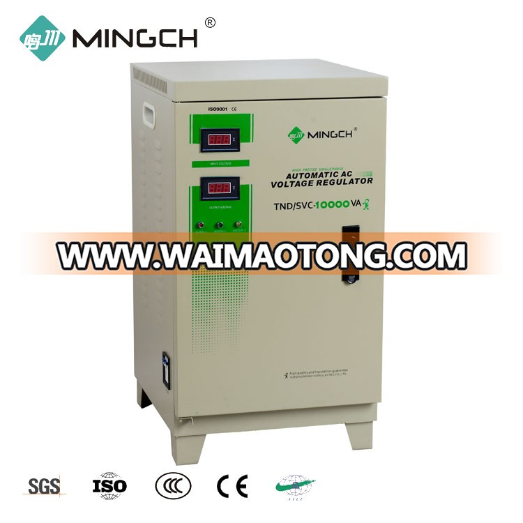 Single Phase SVC-5 10 15 20 30 Kw 100% Capacity 100% Copper Servo Voltage Stabilizer